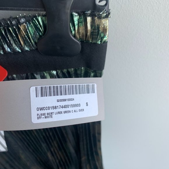 Off-White Brushstroke Plisse Skirt - Picture 5 of 5